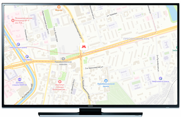 Ремонт телевизоров у метро Преображенская площадь